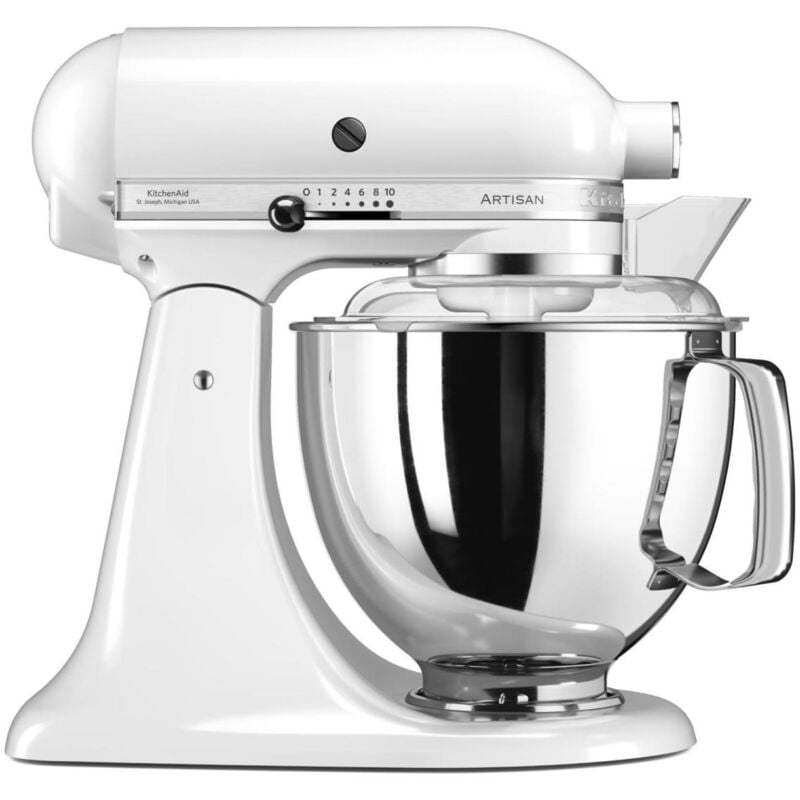 KitchenAid Artisan 5KSM175PSEWH - Robot de cuisine - 300 W - blanc