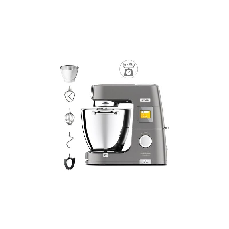 Kenwood - Robot pâtissier chauffant - Titanium Chef Pâtissier xl - KWL90009SI