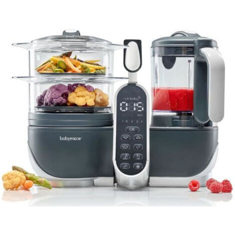 Robot Multifonctions Robby ROBIMIX – 5L, 1000W, Blender Verre 1,5L – Noir
