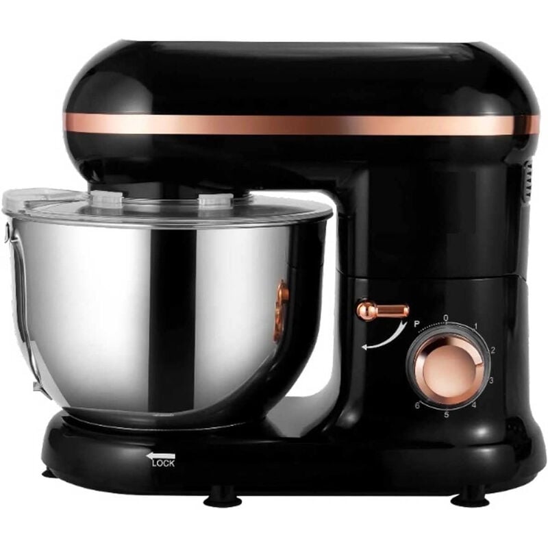 robot pasticceria multifunzione 5,5 l 1500 w nero/oro rosa - bat-1519 gold - kitchen move