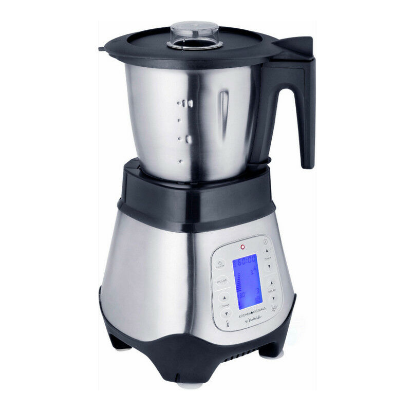 Robot da cucina multifunzionale 2l 1100w acciaio inox/nero - ha1003kto Kalorik