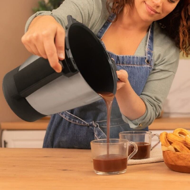 Image of Cecotec - Habana Easy Ceramic Jug. Capacità di 3,3 litri, Caraffa di Acciaio inossidabile con rivestimento in ceramica, antiaderente, ideale per