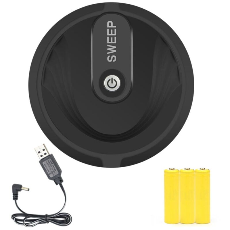 Feiyue - Robot de balayage automatique intelligent pour la maison, nettoyage de la poussière des bords du sol, balayeuse sans aspiration