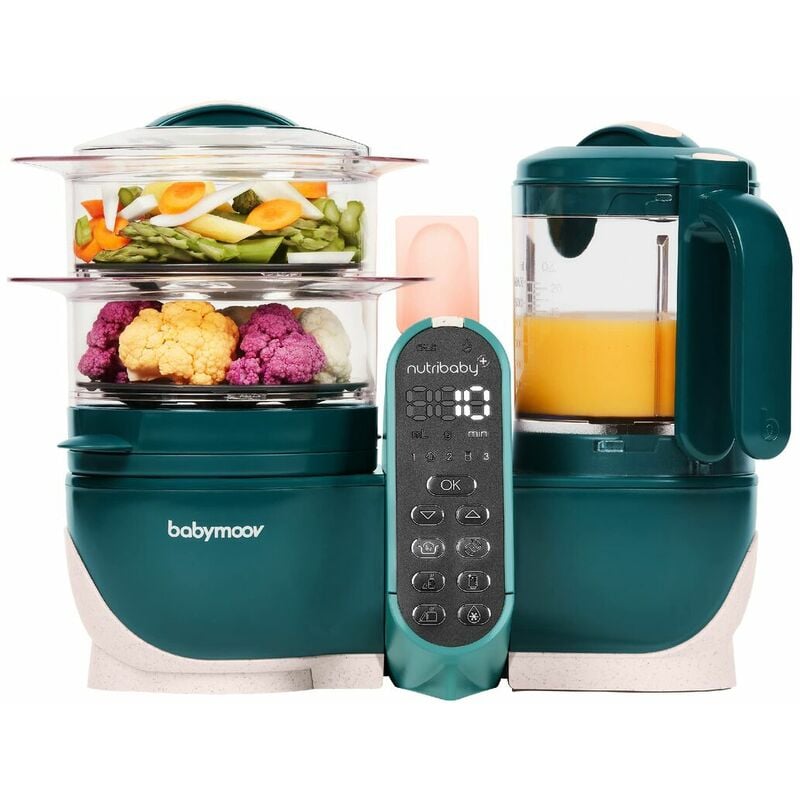 Babymoov - Robot de Cocina Nutribaby Plus Verde 2,2 l