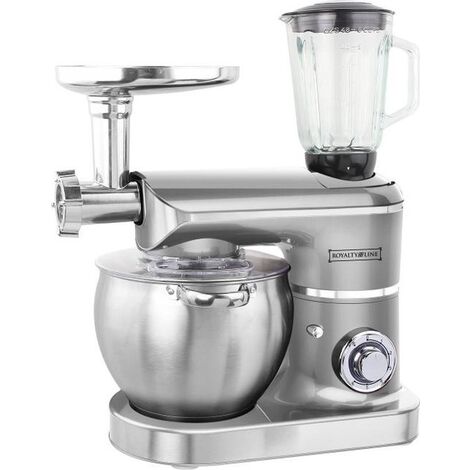 Robot de cuisine 3-en-1 Royalty Line - 2500 Watt - 10L - Argenté