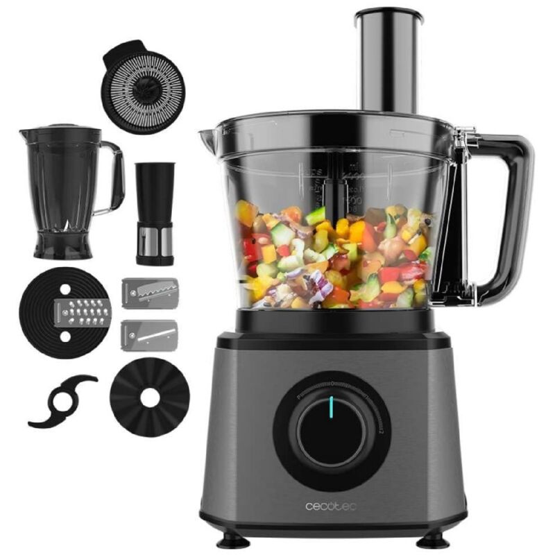 Cecotec - Processeur d'aliments Moulinette Paprika 2000 Full