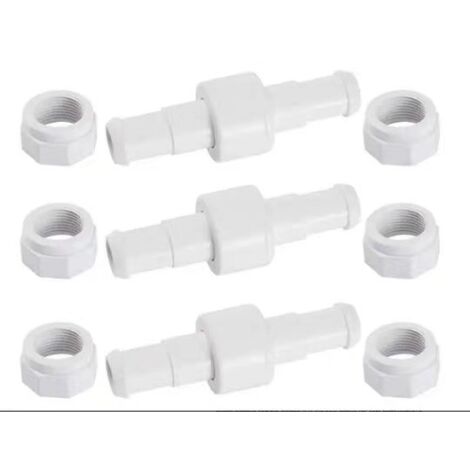 Robot de nettoyage à roulement à billes pour tuyau de piscine Polaris compatible adapté aux écrous de tuyau 180 280 D20 + D15