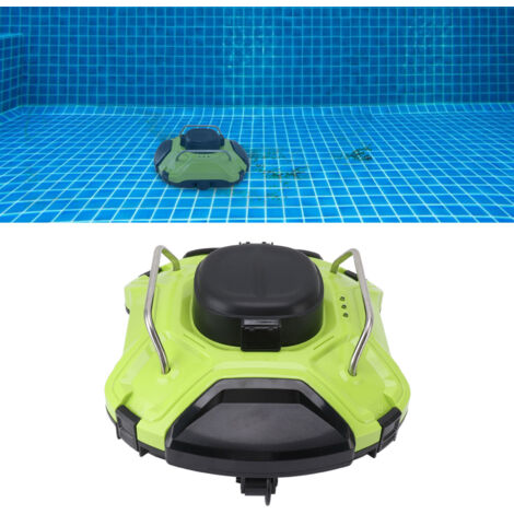 Robot de piscina inalámbrico de alto rendimiento con rotación de 360° y planificación automática de rutas para piscinas planas, enchufe de 100–240 V (Australia).