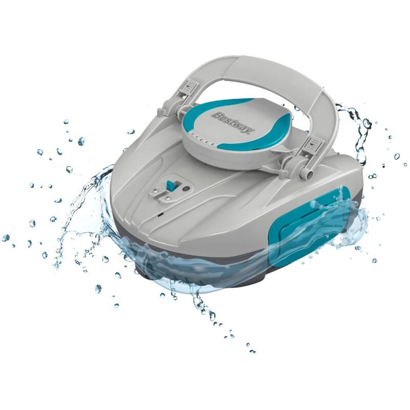 Bestway - Robot de piscine rechargeable Quartz pour piscines jusqu'à 10 m2