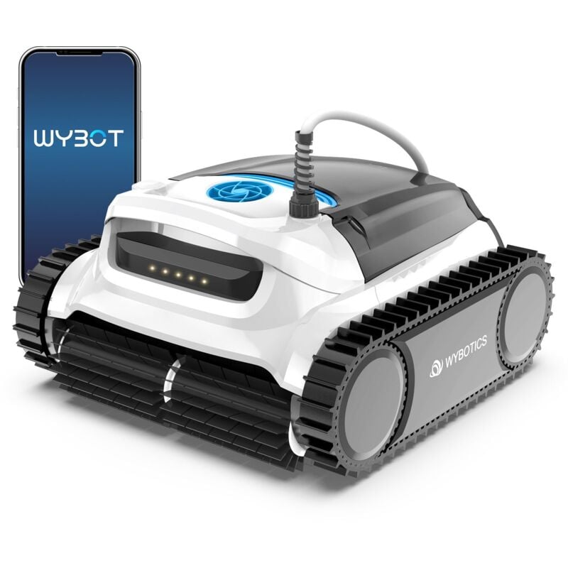 Wybot - Robot de Piscine M1-C : Nettoyage Intelligent et Efficace pour Piscines Enterrées