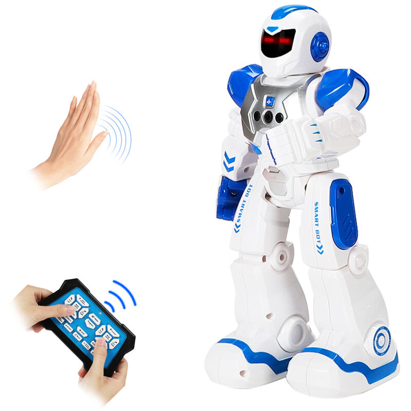 

Robot inteligente para ninos, robot de deteccion de gestos RC, juguete programable para bailar, cantar, educacion temprana con control remoto para