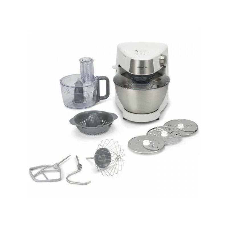 Robot pâtissier compact Kenwood Prospero+ KHC29.E0WH -Kit pâtisserie, bol multifonction et presse-agrumes - Blanc