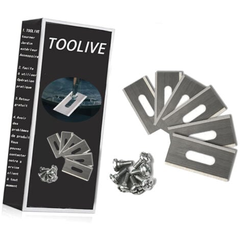 TOOLIVE Robot Lawn Mower Blade, 30 Universal Replacement Blades Replacement Knife Suitable for All Husqvarna Automower, Gardena, Yardforce Robotic Lawn Mowers