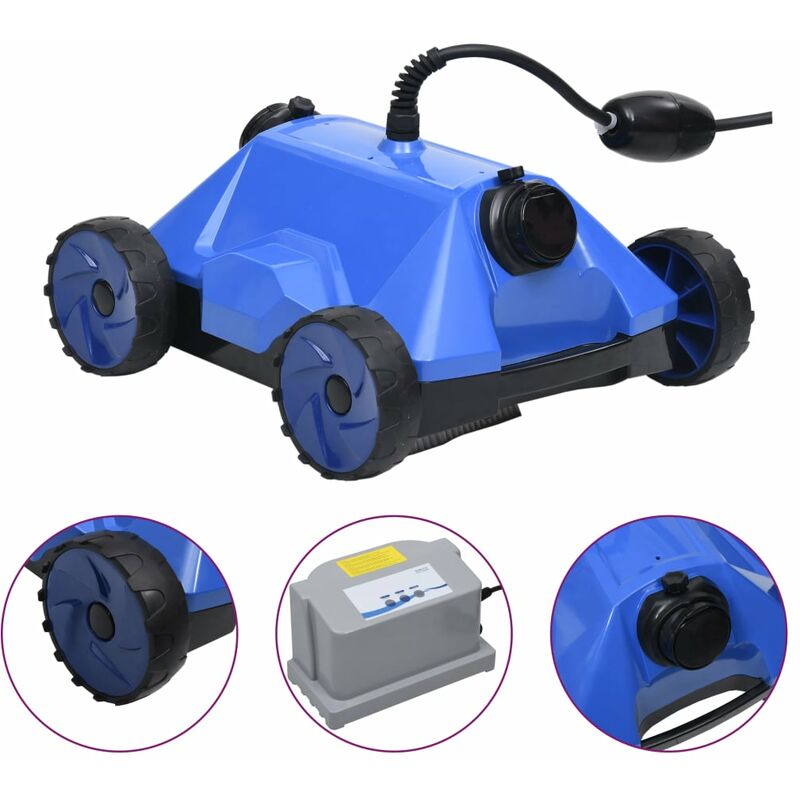 

Robot limpiador de piscina - Azul - Vidaxl