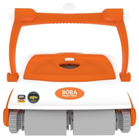 Robot Limpiafondos automático Bora Smart para suelo, paredes y línea de flotación, 80 m2.