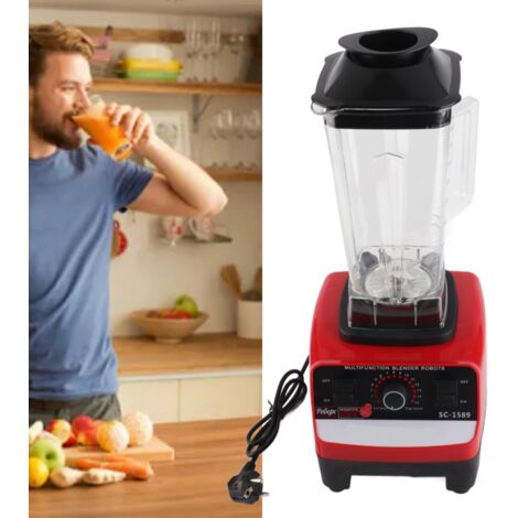 [Robot ménager] [Multi Fonction] 4500W 2.5L avec 6 lames inox pour viande, glace et préparations maison