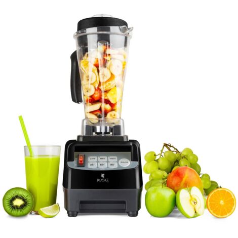 Robot Mixeur Mixer Blender Sur Pied Smoothie Glace Fonction Pulse 2L 1500W Noir - Noir