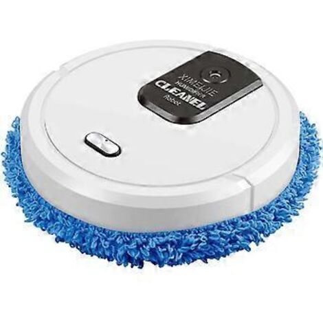 Robot nettoyeur 3 en 1 : nettoyage humide et à sec, humidification, nettoyage automatique, chargement USB (blanc)