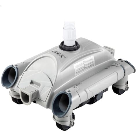 Robot nettoyeur automatique pour piscines hors sol et enterrées 28001, gris/bleu, 31,12 x 59,37 x 33,97 cm