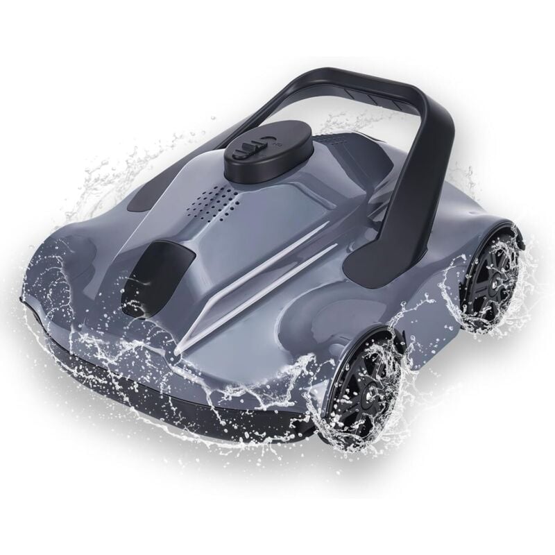 Zoternen - Robot Piscine,Aspirateur Piscine Sans Fil avec batterie 5200mAh,130 Minutes de Nettoyage et Stationnement Automatique Pour Piscines