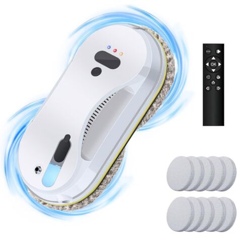10 Chiffons Lavables Pour Robot Lave-vitres ECOVACS Winbot Mini | Microfibre Haute Densité | Compatible W-CC02-0012 - 7