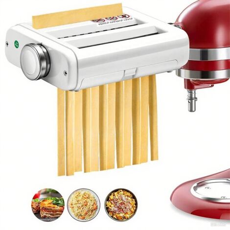 Robot pâtissier compatible avec KitchenAid/Cuisinart/ZACME, 3 en 1 pour pâtes et macaronis.