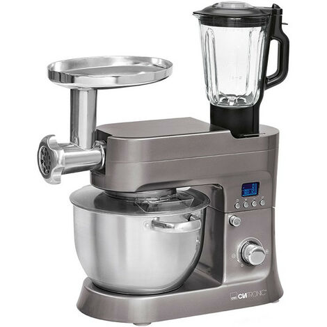 Robot patissier multifonction 4 en 1 - 6,2 L 1200W Clatronic KM 3674 Titan