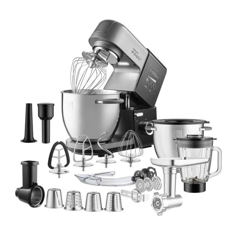 Sencor - Robot pâtissier multifonction stm 8970 paul 3 - 1800 w - Noir / Acier