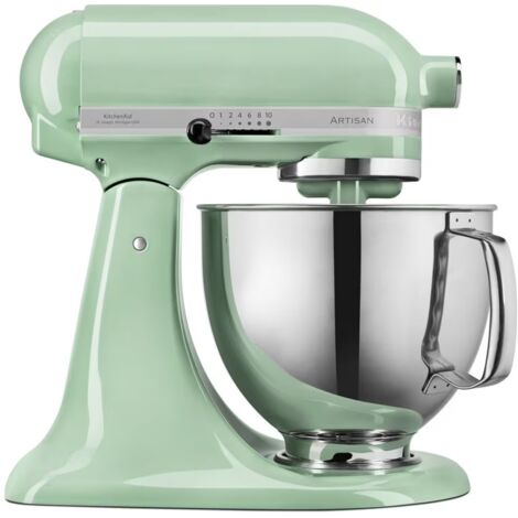 Robot pétrin 4.8l 300w macaron pistache - Kitchenaid - 5KSM125EPT