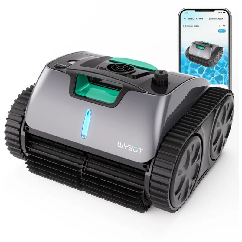 Wybot - Robot piscine électrique sans fil 2h50 max d'autonomie C1 Pro