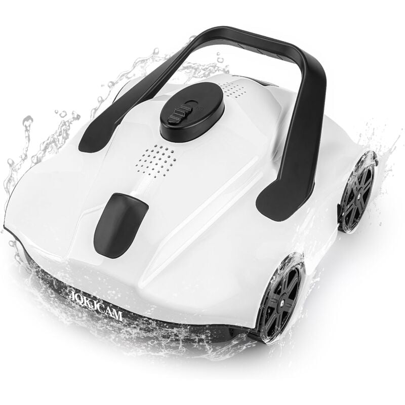 Zoternen - Robot Piscine,Aspirateur Piscine Sans Fil avec batterie 5200mAh,130 Minutes de Nettoyage et Stationnement Automatique Pour Piscines
