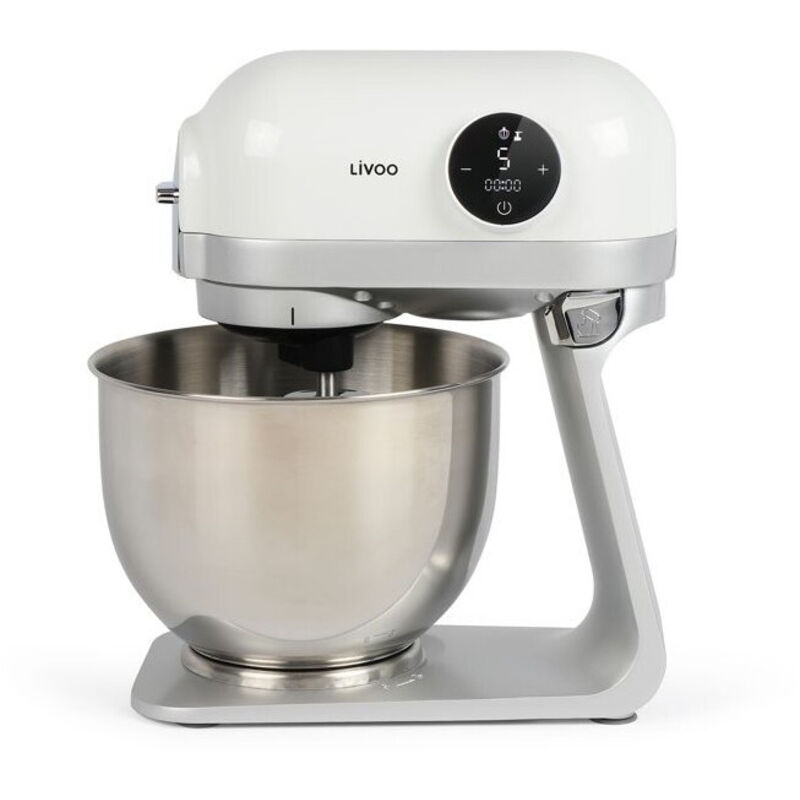 Livoo - Robot pâtissier multifonction 5l 1200w blanc dop234