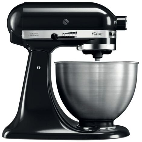 Robot Repostería KitchenAid 5K45SS Classic Negro