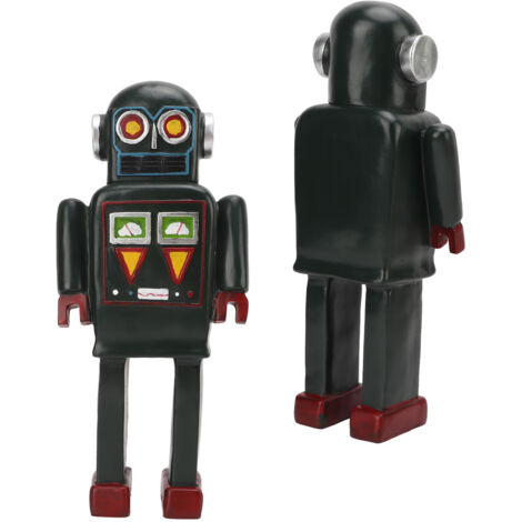 Robot Rétro Européen, Décoration Vintage pour Café ou Accessoire Cinéma