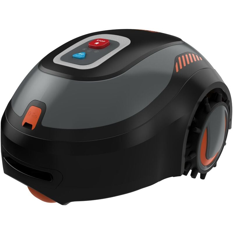 Black&decker - BCRMW123-QW - Robot Cortacésped con Limpiador integrado y casa protectora