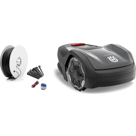 Robot tondeuse Husqvarna Automower Aspire R4 pour 400 m² de surface I Robot tondeuse à gazon sur batterie, commande via l'application Connect (avec commande vocale, WiFi, Bluetooth)