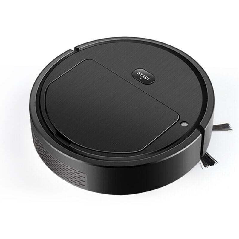 Robot Vacuum Cleaner and Mop, Robot Vacuum Cleaner and Mop with Auto-Boost, 5.5cm Super-Thin, Self-Recharging, Ideal for Cleaning Pet Hair, Carpets,