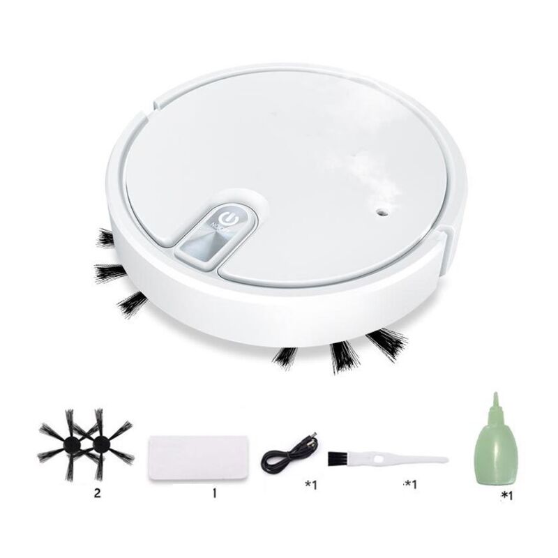 Robot Vacuum Cleaner Sweeper, Robot Vacuum Cleaner and Mop Robot Vacuum Cleaner Sweeper - 5 in 1 Reusable Smart Vacuum Cleaner, Sweeper for Hardwood,