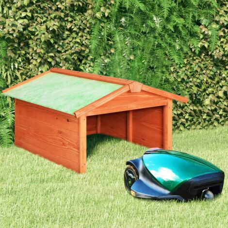 Roboter-Rasenmäher Garage 72x87x50 cm Massivholz Tanne CFW995990