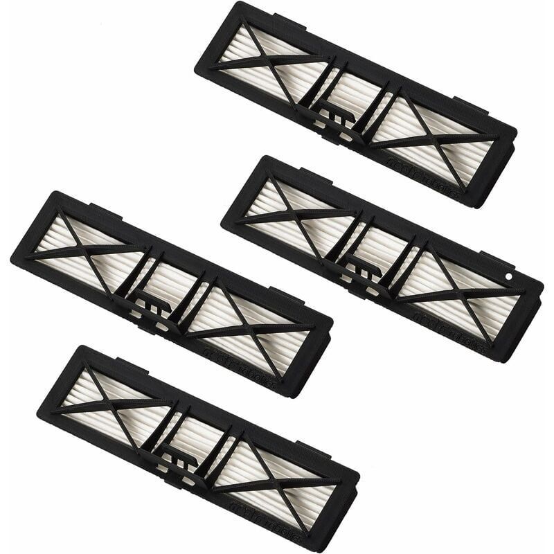 Linghhang - Neato Sweeper Accessoires D-Series Filtre hepa D75/80/85/945 Filtre pour aspirateur Lot de 4, Noir - black