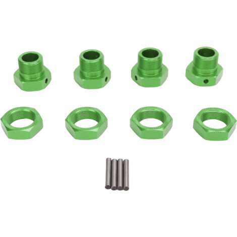 robuste 24-mm-Sechskantnabenadapter aus hochbelastbarer Aluminiumlegierung für RC-Räder, mit Abdeckungen und Stiften, ARRMA 1/5 kompatibel.