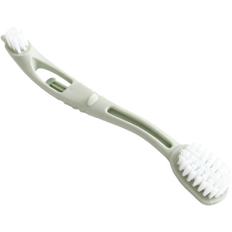 Robuste, doppelseitige Multifunktionsbürste aus PP – Grün – Ergonomische 22 cm Mehrzweckbürste für den Haushalt, geeignet für Schuhe, Kleidung, Fliesen und Fenster