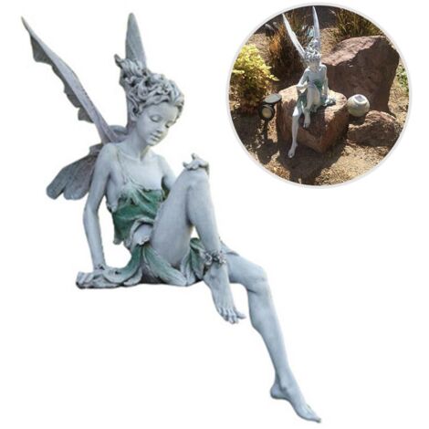 Robuste Feenfigur aus Kunstharz für den Garten – Dekoration und Landschaftsgestaltung