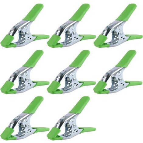 Robuste Metallfederclips, Planenclips, Segeltuchfederclips, 15 cm, 8er-Packung