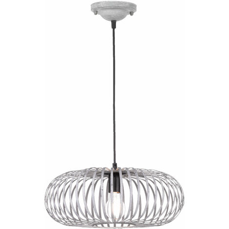 Industrial Hängelampe Pendelleuchte 4 Zylinder Verchromtes Glas