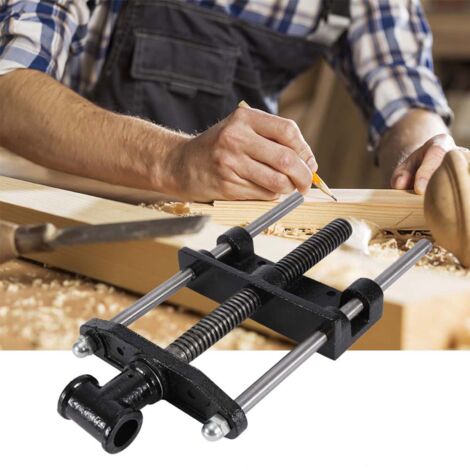 Robuster 7-Zoll-Tischschraubstock für Holzbearbeitung und Reparaturen, aus langlebigem Metall