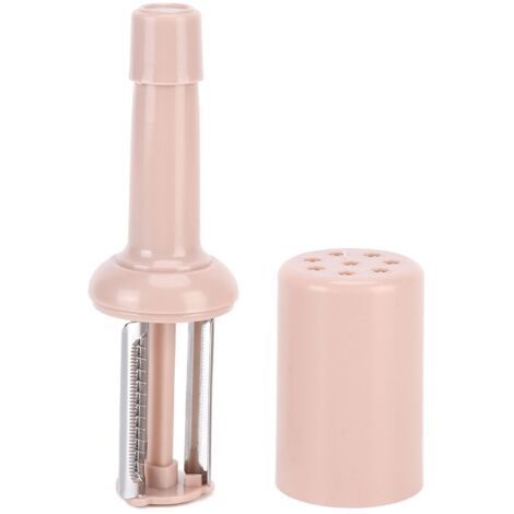 Robuster, flaschenförmiger Gemüseschäler für Obst, Kartoffeln, Karotten – Rosa – Küchenaccessoire