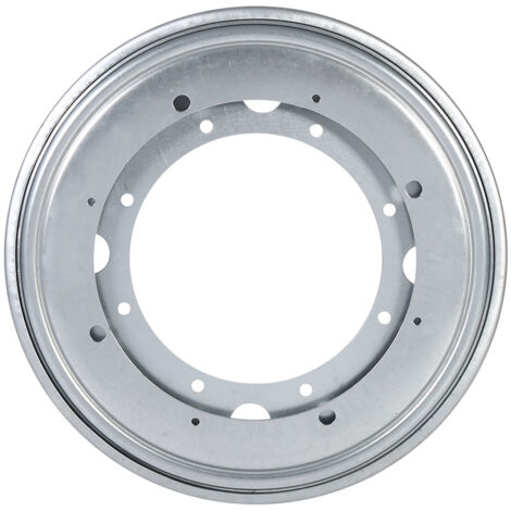 Robuster, verzinkter Drehteller für Tischplatten (23 cm, silber) – 360°-Schwenkmechanismus
