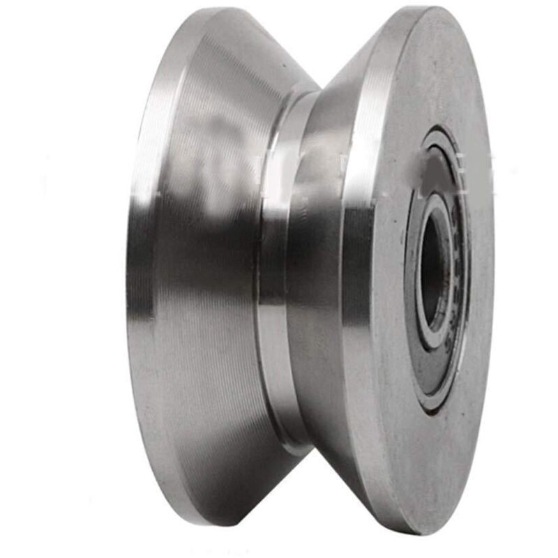 Image of Vtizikl Roue de porte robuste en acier inoxydable 304 - 2,7"