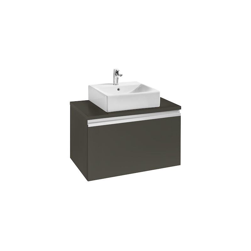 

Roca - 8433290341119 Mueble base para lavabo sobre encimera - Serie Heima , Color Gris mate